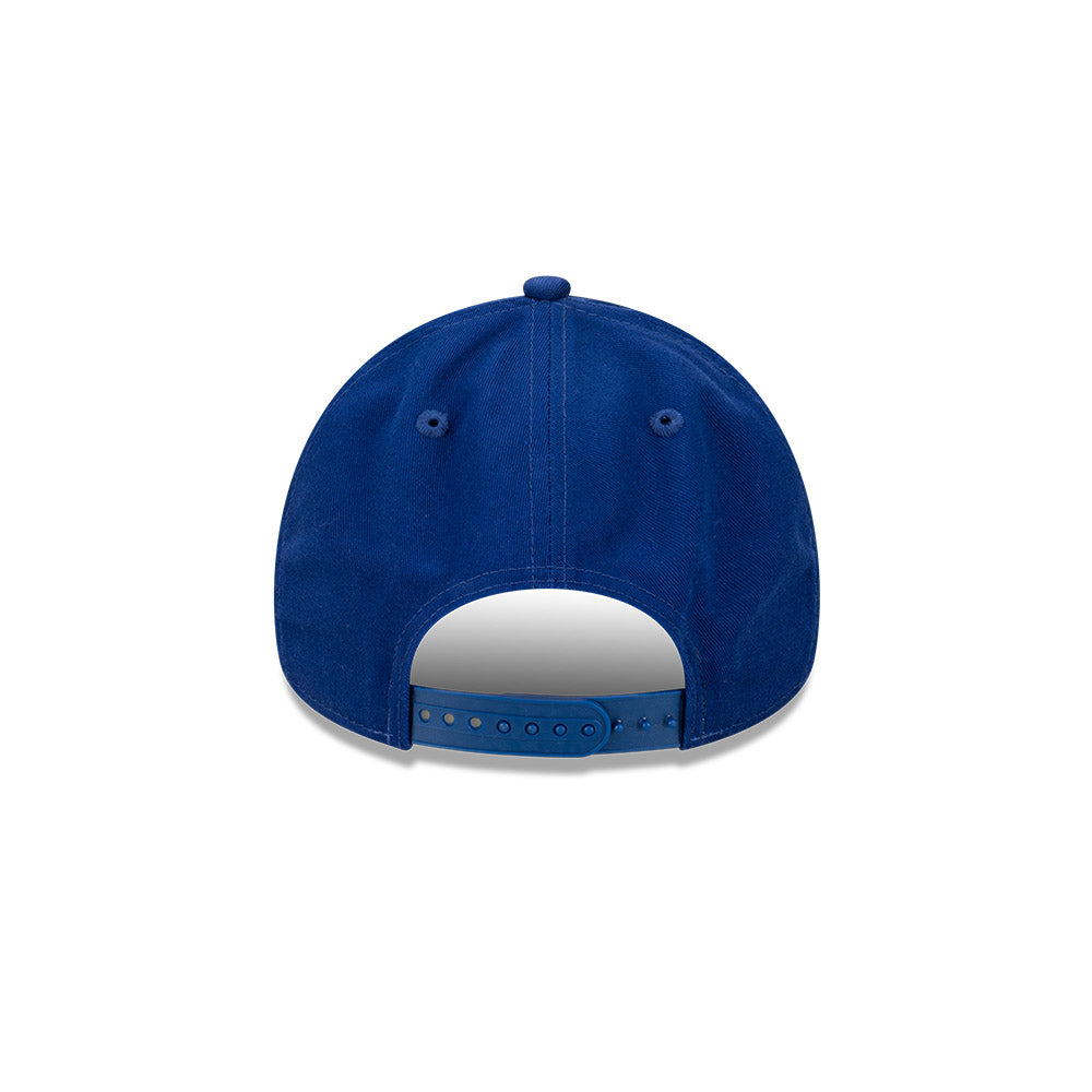 Melbourne Demons Hat - Blue Retro 9Forty A-Frame AFL Snapback Cap - New Era